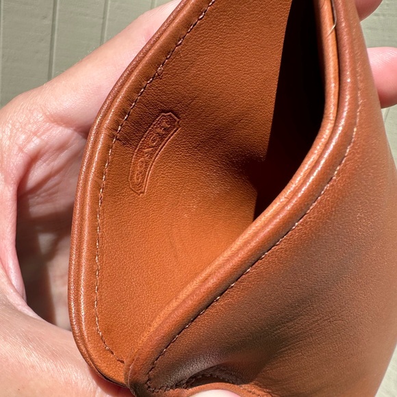 Vintage Coach Eyeglass Case Large British Tan - Picture 4 of 7